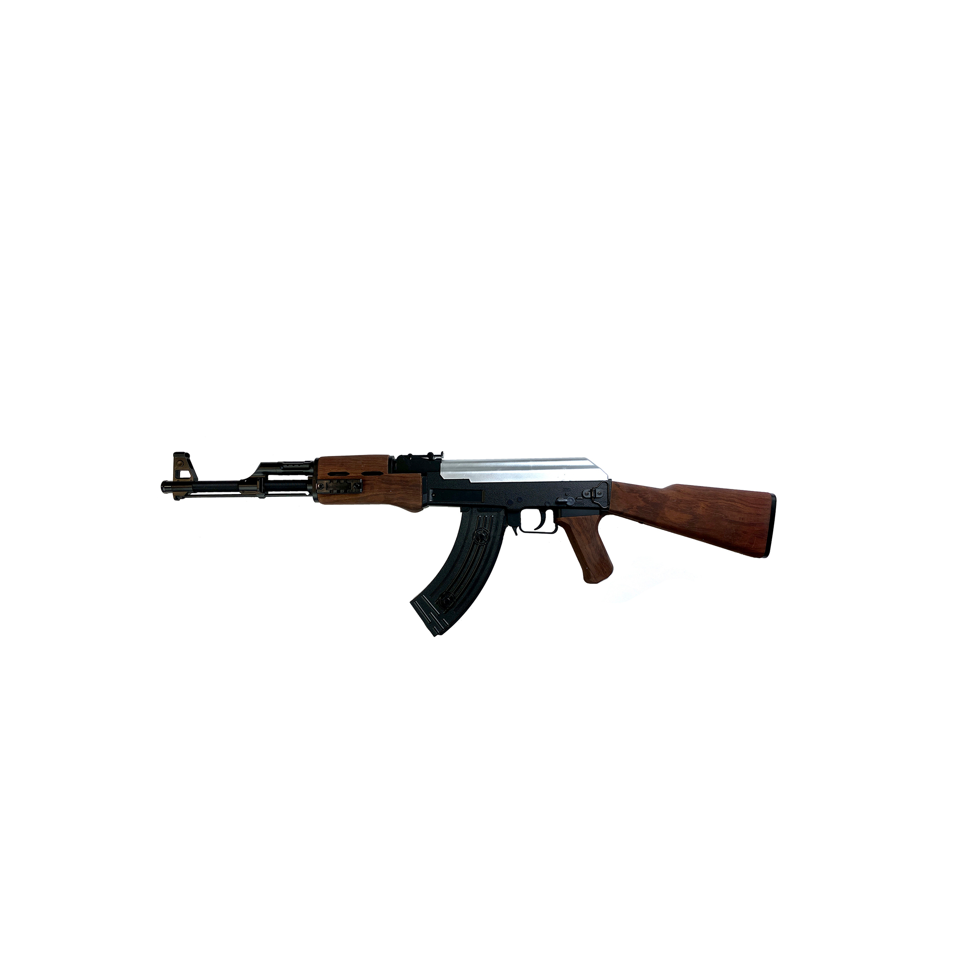 Orbiball assault rifle with silver receiver 321OB-4-4 AK-47